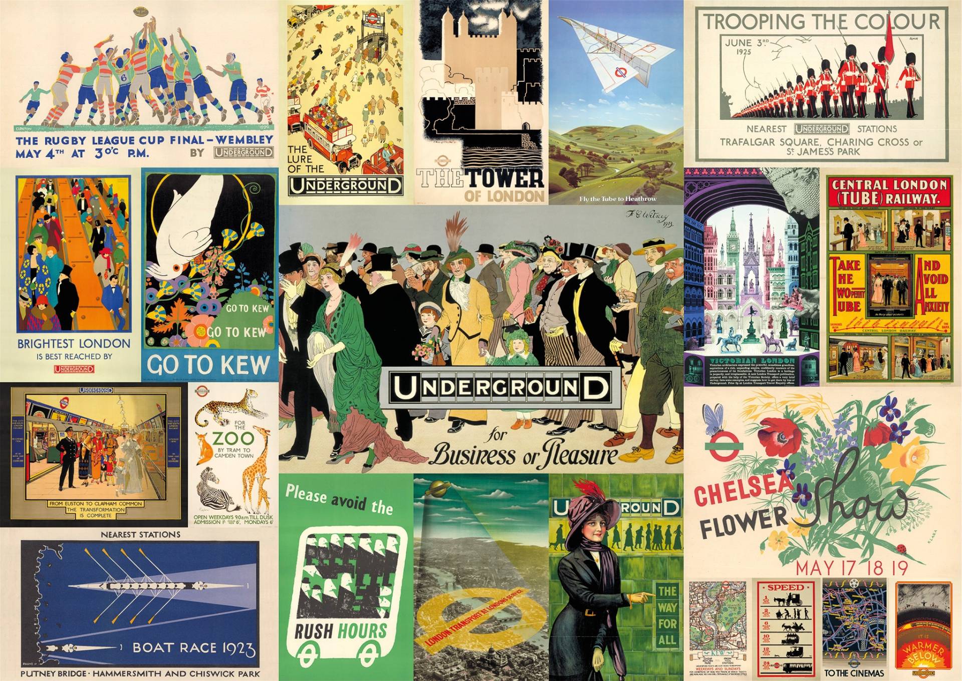 Gibsons Tfl Heritage Poster 500 Teile Puzzle Gibsons-G3433 Gibsons Tfl Heritage Poster 500 Teile Puzzle Gibsons-G3433 von Gibsons