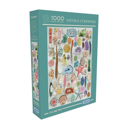 Gibsons The Art File Natürliche Neugierde, 1000-teiliges Puzzle, schöne bunte Kunstwerke, Edelsteine, Strandmuscheln, nachhaltiges Gibsons für Erwachsene, Teenager, Premium-Puzzle, 100 % recyceltes Gibsons The Art File Natürliche Neugierde, 1000-teiliges Puzzle, schöne bunte Kunstwerke, Edelsteine, Strandmuscheln, nachhaltiges Gibsons für Erwachsene, Teenager, Premium-Puzzle, 100 % recyceltes von Gibsons