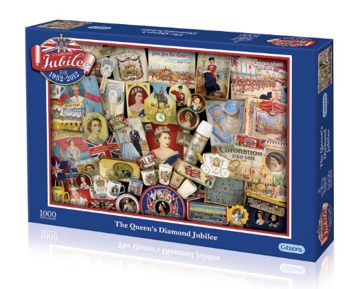 Gibsons The Queen Diamond Jubilee Puzzle (1000 Teile) von Gibsons