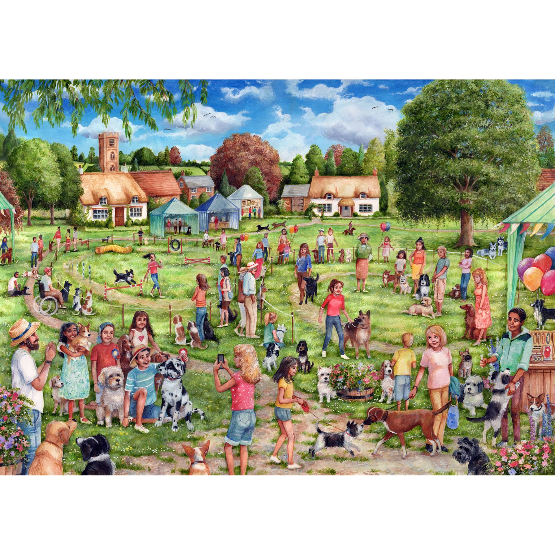 Gibsons The Village Dog Show 1000 Teile Puzzle Gibsons-G6348 Gibsons The Village Dog Show 1000 Teile Puzzle Gibsons-G6348 von Gibsons