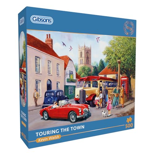 Gibsons Touring The Town 500 Teile Puzzle für Erwachsene Oldtimer Traditionell Nostalgisch Britisches Dorf Landschaft Nachhaltiges Premium-Puzzle 100% recyceltes Brett Tolles Geschenk Gibsons Spiele Gibsons Touring The Town 500 Teile Puzzle für Erwachsene Oldtimer Traditionell Nostalgisch Britisches Dorf Landschaft Nachhaltiges Premium-Puzzle 100% recyceltes Brett Tolles Geschenk Gibsons Spiele von Gibsons