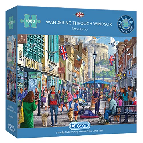 Gibsons 1000-teiliges Nachhaltiges Puzzle | Natur Puzzle | Premium 100% Recyceltes Brett | Tolles Geschenk für Erwachsene | Spiele von Gibsons