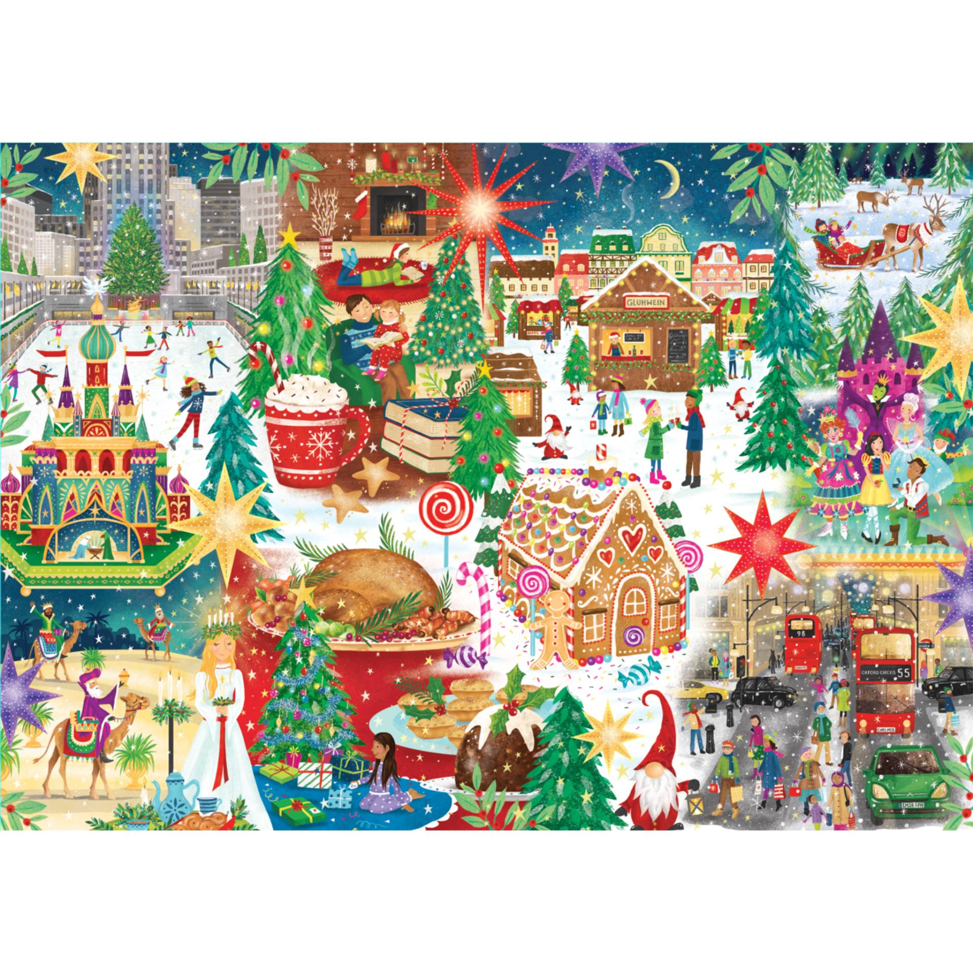Gibsons Weihnachten auf der ganzen Welt 500 Teile Puzzle Gibsons-G3609 Gibsons Weihnachten auf der ganzen Welt 500 Teile Puzzle Gibsons-G3609 von Gibsons