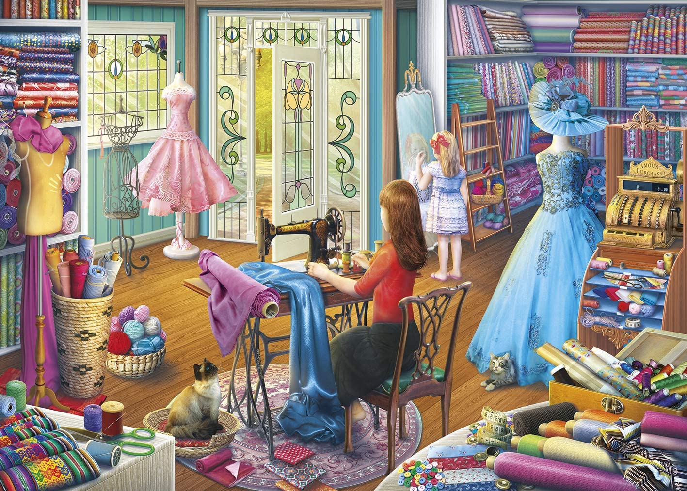 Gibsons XL Teile - Dressmaker's Daughter 500 Teile Puzzle Gibsons-G3543 Gibsons XL Teile - Dressmaker's Daughter 500 Teile Puzzle Gibsons-G3543 von Gibsons