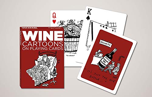 Piatnik 1675 Spielkarten Wine Cartoons von Gibsons