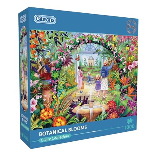 Puzzle mit 1000 Teilen: Botanische Blumen Puzzle mit 1000 Teilen: Botanische Blumen von Gibsons