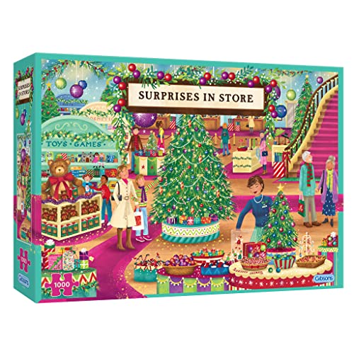 Surprises in Store 1000 Teile Puzzle | Weihnachtspuzzle | Nachhaltiges Puzzle für Erwachsene | Premium 100% recyceltes Brett | Tolles Geschenk für Erwachsene | Gibsons Games Surprises in Store 1000 Teile Puzzle | Weihnachtspuzzle | Nachhaltiges Puzzle für Erwachsene | Premium 100% recyceltes Brett | Tolles Geschenk für Erwachsene | Gibsons Games von Gibsons