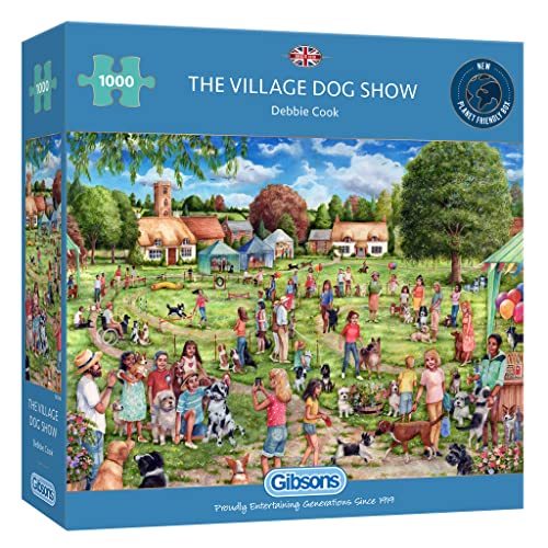 The Village Dog Show | 1000 Teile Puzzle | Hundepuzzle | Nachhaltiges Puzzle für Erwachsene | 100% recyceltes Premium-Pad | Tolles Geschenk für Erwachsene | Gibsons Games The Village Dog Show | 1000 Teile Puzzle | Hundepuzzle | Nachhaltiges Puzzle für Erwachsene | 100% recyceltes Premium-Pad | Tolles Geschenk für Erwachsene | Gibsons Games von Gibsons