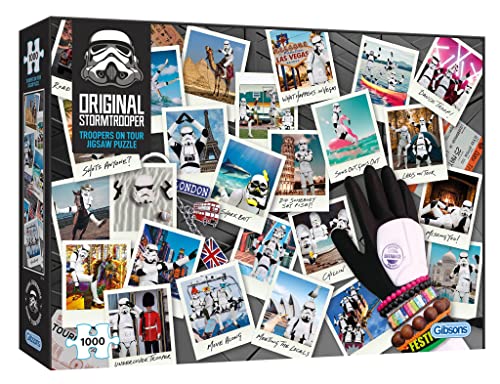 Troopers on Tour 1000 Teile Puzzle | Stormtroopers | Nachhaltiges Puzzle für Erwachsene | Stormtroopers Puzzle | Tolles Geschenk für Erwachsene | Gibsons Spiele von Gibsons