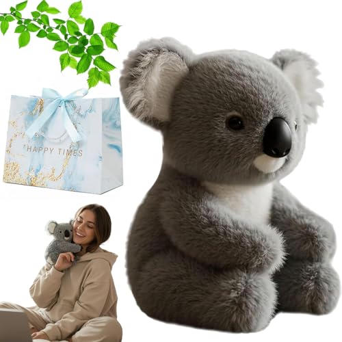 Gienslru The Koaly – Emotionale Heilung Auf Anfrage, The Koaly, Der Koaly, Ultra-Soft Koala Plush Mimics The Matural Movements Like a Real Koala, Koala Hug for Stress Relief (25cm hoch) von Gienslru