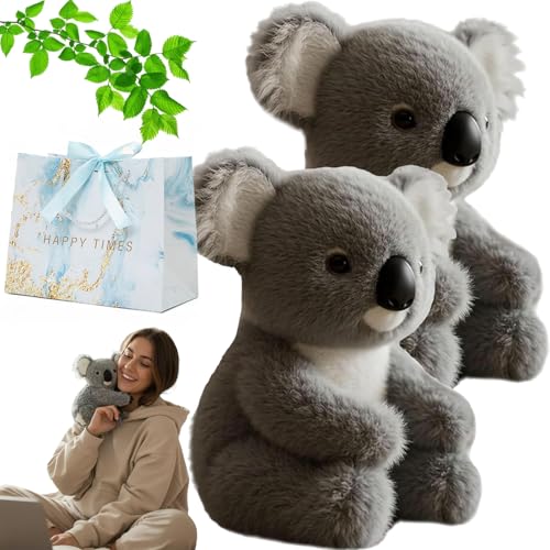Gienslru The Koaly – Emotionale Heilung Auf Anfrage, The Koaly, Der Koaly, Ultra-Soft Koala Plush Mimics The Matural Movements Like a Real Koala, Koala Hug for Stress Relief (25cm hoch+25cm hoch) von Gienslru