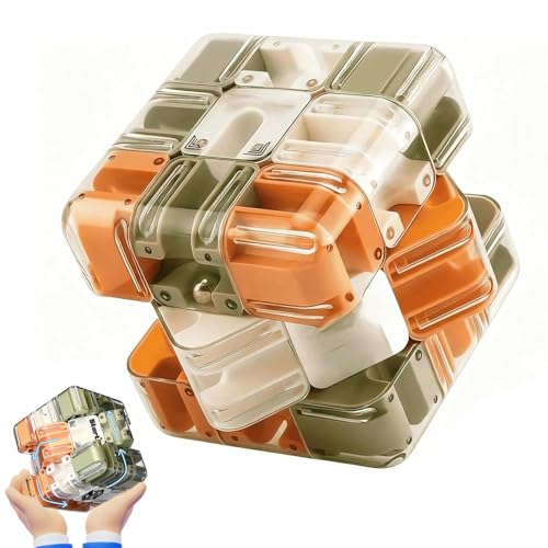 Large Labyrinth 3D Puzzle Maze Cube, 3D Maze Puzzle Cube, Spatial Awareness Brain Training Toy for Stress Relief & Logic Development, Educational Focus Game Gift for Adults Teens (A) von Gienslru