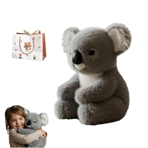The Koaly Emotionale Heilung Auf Anfrage, Tierplüsch - Realistisches, beschwertes, weiches Koala-Plüschtier, ultraweiche Koala-Imitatoren, gemütliches Koala-Stofftier (1Pc) von Gienslru