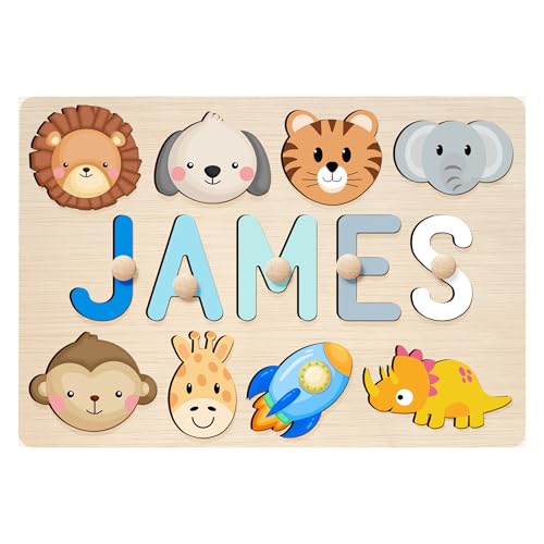 GifXify Personalisiertes Namenspuzzle für Kinder | Benutzerdefiniertes Puzzle für Kleinkinder 1-3 | Lernspielzeug aus Holz | Babygeschenke für 1 Jahr GifXify Personalisiertes Namenspuzzle für Kinder | Benutzerdefiniertes Puzzle für Kleinkinder 1-3 | Lernspielzeug aus Holz | Babygeschenke für 1 Jahr von GifXify