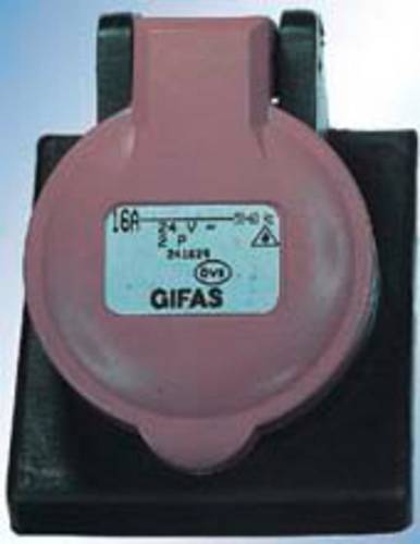 Gifas Electric 241629 101550 CEE Wandsteckdose 16A 2polig 1St. von Gifas Electric