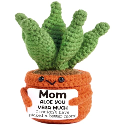 Positive Häkelpflanze, Aloe Vera, Geschenk für Muttertag, Mutter, Aloe You Vera, viel emotionale Unterstützung, Häkelpflanze, inspirierendes Geschenk für Mutter, Mutter, Bonus Stiefmutter in Positive Häkelpflanze, Aloe Vera, Geschenk für Muttertag, Mutter, Aloe You Vera, viel emotionale Unterstützung, Häkelpflanze, inspirierendes Geschenk für Mutter, Mutter, Bonus Stiefmutter in von GiftMark