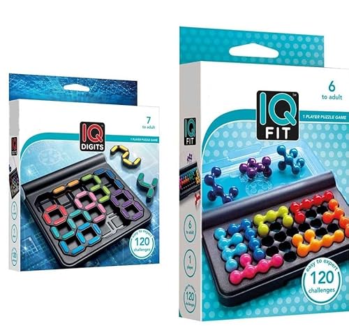 Gift Idee IQ Games Bundle - Ziffern, Puzzlespiel mit 120 Herausforderungen, 7+ Jahren & Smart IQ Games - Fit, Puzzlespiel mit 120 Herausforderungen, 6+ Jahre von Giftidee