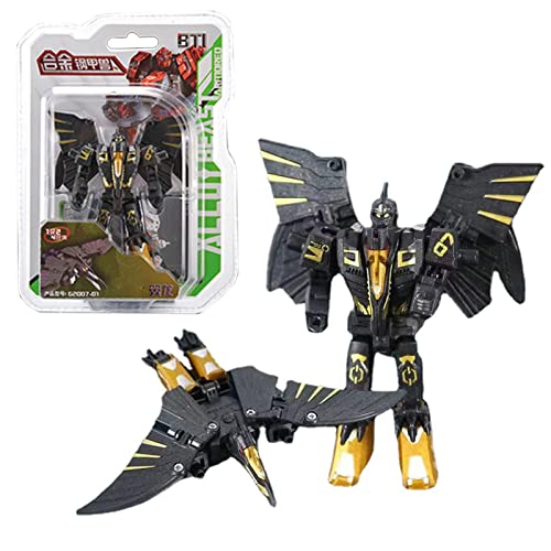 Giftik Transformierendes Tier-Roboterspielzeug, verformte Legierung, Dinosaurier, Wolf, Tiger, Löwe, Leopard, Tiere, Actionfiguren, Spielzeug (Pterosaurier (1 PC)) von Giftik