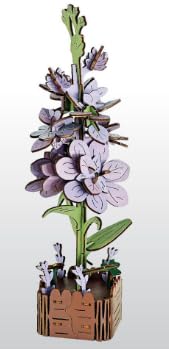 Giftmefine 3D Wooden Spielzeug Flower-Violet Giftmefine 3D Wooden Spielzeug Flower-Violet von Giftmefine