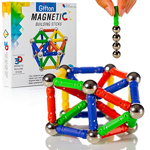 Gifton - Magnetische Bausteine 30 Teile Magnet Spielzeug Magnetspiele für Kinder Lernen Pädagogisch Magnetic Bauklötze Spielzeug - Geschenk für Junge Mädchen Weihnachtsstrumpffüller Gifton - Magnetische Bausteine 30 Teile Magnet Spielzeug Magnetspiele für Kinder Lernen Pädagogisch Magnetic Bauklötze Spielzeug - Geschenk für Junge Mädchen Weihnachtsstrumpffüller von Gifton
