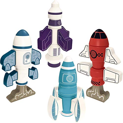 Gifts2U Magnetisches Raketenspielzeug, 33-teilig, Magnetblöcke, Raketen-Set mit Aufbewahrungsbox, stapelbares Spielzeug, Lernspielset für Jungen und Mädchen von 3–8 Jahren Gifts2U Magnetisches Raketenspielzeug, 33-teilig, Magnetblöcke, Raketen-Set mit Aufbewahrungsbox, stapelbares Spielzeug, Lernspielset für Jungen und Mädchen von 3–8 Jahren von Gifts2U