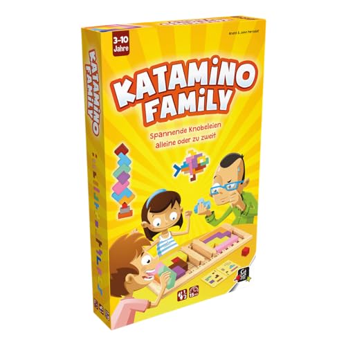 Gigamic, Katamino Family, Familienspiel, Holzspiel, 1-2 Spieler, Ab 3+ Jahren, 15 Minuten, Deutsch von GIGAMIC