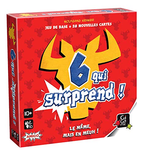 GIGAMIC - Six Qui Surprend Amzix Kartenspiel ab 10 Jahren von GIGAMIC