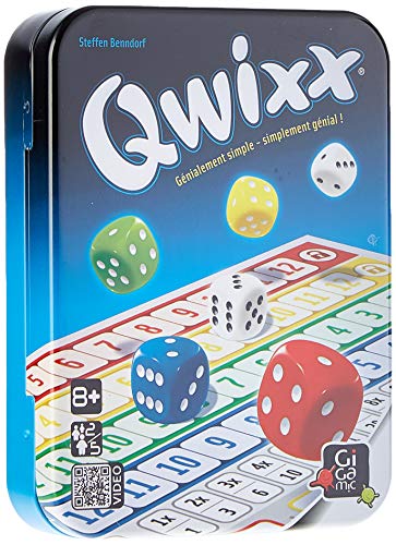 GIGAMIC JNQX Würfelspiel-Qwixx, Mehrfarbig von GIGAMIC