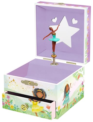 Musikalisches Ballerina-Schmuckkästchen für Mädchen – Kinder tanzende Ballerina-Spieluhr mit Spiegel, Schwarze Ballerina-Geschenke für kleine Mädchen, Kindergeburtstagsgeschenk, 3–10 Jahre Musikalisches Ballerina-Schmuckkästchen für Mädchen – Kinder tanzende Ballerina-Spieluhr mit Spiegel, Schwarze Ballerina-Geschenke für kleine Mädchen, Kindergeburtstagsgeschenk, 3–10 Jahre von Giggle & Honey