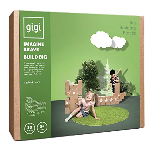 Große Bausteine – kreatives Spielzeug, 30 XL Bausteine. Wunderschönes Geschenk für ein Mädchen und einen Jungen Große Bausteine – kreatives Spielzeug, 30 XL Bausteine. Wunderschönes Geschenk für ein Mädchen und einen Jungen von Gigi Bloks