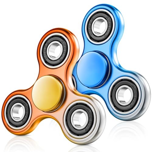Fidget Spinner 2 Pack, Stress Angst Relief Sensory Fidget Spielzeug für Kinder Erwachsene, Coole galvanische Fidget Spinner für ADHD Autismus Geburtstag Gifts Klassenzimmer Preise für Jungen Mädchen Fidget Spinner 2 Pack, Stress Angst Relief Sensory Fidget Spielzeug für Kinder Erwachsene, Coole galvanische Fidget Spinner für ADHD Autismus Geburtstag Gifts Klassenzimmer Preise für Jungen Mädchen von Gigilli
