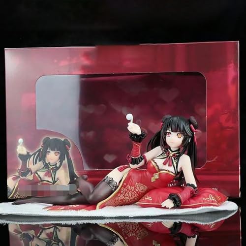 10 cm Date A Live: Tokisaki Kurumi Actionfigur PVC Spielzeug Charakter Modell Dekoration Statue Geschenke Sammlerstücke (Farbe: Weiß) von Gigsja
