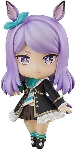 10 cm Uma Musume Pretty Derby: Mejiro McQueen Actionfigur Q-Version, austauschbares Gesicht, PVC, Sammlerstück, Dekoration, Ornamente, Geschenk von Gigsja