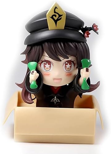 11,5 cm Genshin Impact Klee Hu Tao PVC-Sammelspiel, Actionfigur, PVC, mehrfarbig (Farbe: Schwarz) von Gigsja