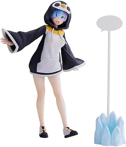 20 cm. Re:Zero Starting Life in Another World: Rem and Ram Actionfigur, PVC, Umweltschutzmaterialien, Dekoration, Ornamente (Farbe: Rosa) von Gigsja