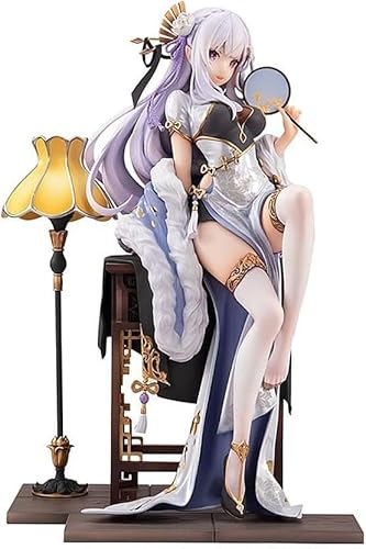 22 cm. Re:Zero Starting Life in Another World: Rem and Emiria Actionfigur, PVC, Umweltschutzmaterialien, Dekoration, Ornamente (Farbe: Blau) von Gigsja