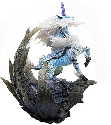 23 cm große Monster Hunter Kirin Actionfigur PVC Spielzeug Charakter Modell Dekoration Statue Geschenke Sammlerstücke (Farbe: Schwarz) von Gigsja