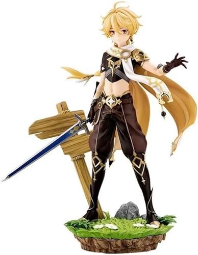 Aether, Lumine Actionfigur, Statue, Modell, Heimdekoration, PVC, Anime-Spielfigur, Sammlung, Dekoration, Handwerk, Geschenk, 23,9 cm (Äther) von Gigsja