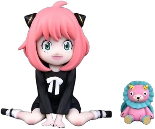 Anya mit magnetischem Hut Actionfigur PVC Anime Cartoon Anya Forger Charakter Modell Statue Sammlerstück Dekoration Handwerk Geschenk (Zombie Anya) von Gigsja