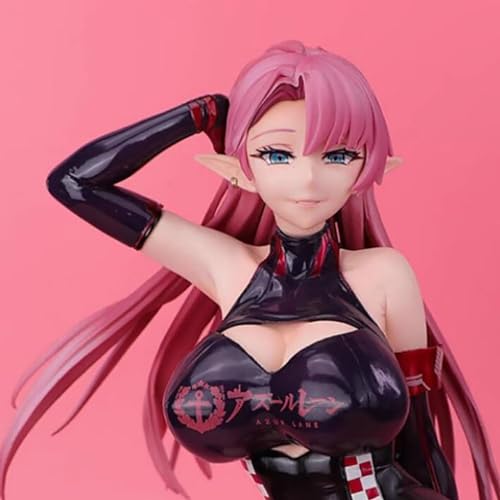 Azur Lane HMS Duke of York Actionfiguren, PVC-Material, Spielzeugstatue, geeignet für Geschenke, 33 cm (Farbe: Rosa) von Gigsja