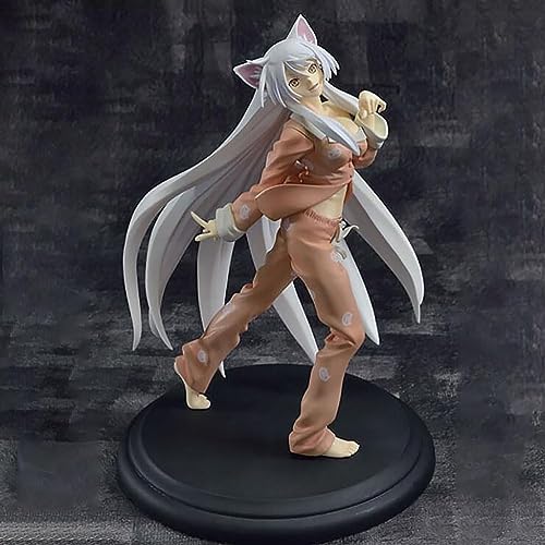 Bakemonogatari Hanekawa-Figur, PVC, Anime-Fans, 19 cm, Schwarz, die erste Wahl für Geschenke, Modellsammlung, Spielzeug, Geschenk von Gigsja