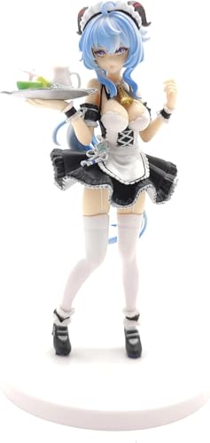 Ganyu Dienstmädchen-Tablett, stehend, PVC, Action-Statue, Modellfigur, Anime-Spielfigur, Sammlung, Desktop-Dekoration, 17,8 cm von Gigsja