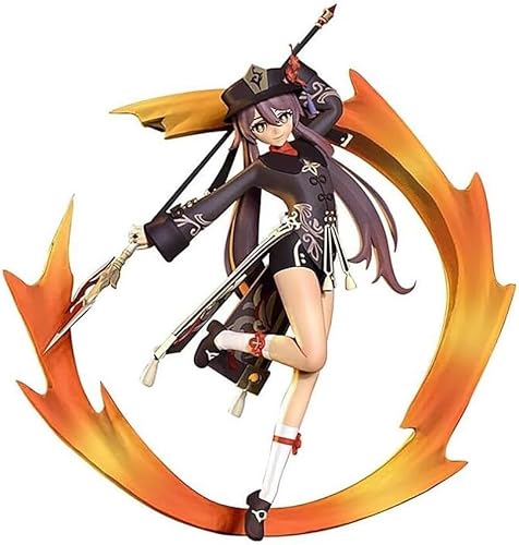 Genshin Impact Hu Tao Anime Actionfigur PVC Spielzeug Charakter Modell Dekoration Statue Geschenke Sammlerstücke 24 cm von Gigsja