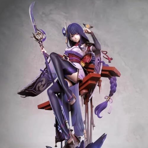 Genshin Impact Raiden Shogun-Figur, umweltfreundliche Materialien, geeignet für Zuhause, Büro, Schreibtisch, dekorative Ornamente, 35 cm von Gigsja