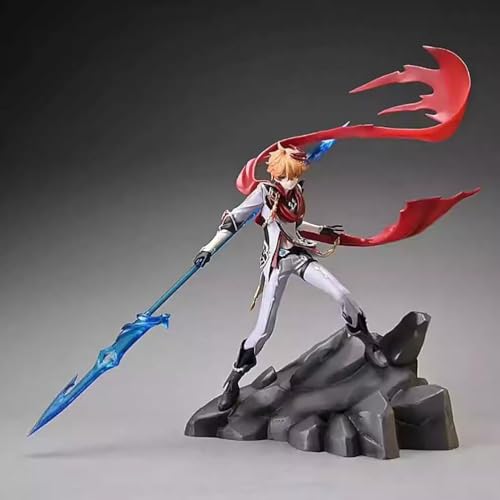 Genshin Impact Tartaglia-Figur, PVC, umweltfreundliche Materialien, geeignet für Zuhause, Büro, Schreibtisch, dekorative Ornamente, Spielzeug, 35 cm von Gigsja