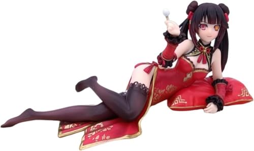 Gigsja 1/7 Tokisaki Kurumi-Figur, komplette Figur, Anime-Figur, bemaltes Charaktermodell, Spielzeugmodell, Anime-Sammlerartikel, 8,5 cm (rot) von Gigsja