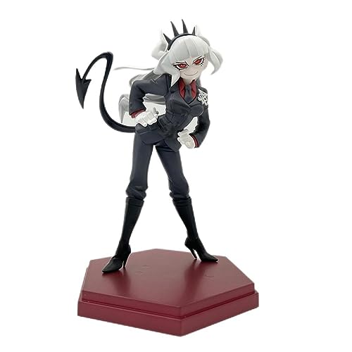 Gigsja 18 cm. Helltaker Lucifer Anime Figur mit Geburtstagsgeschenk für Kinder PVC Spielzeug Modell Ornamente von Gigsja