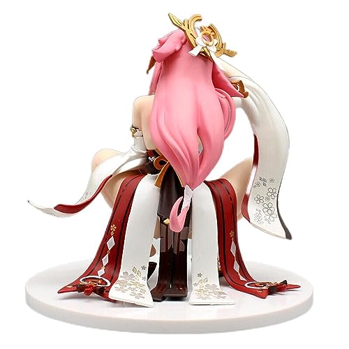 Gigsja 18 cm. Impact Yae Miko Squat Figur PVC Animation Modell Spielzeug Geschenk Gigsja 18 cm. Impact Yae Miko Squat Figur PVC Animation Modell Spielzeug Geschenk von Gigsja