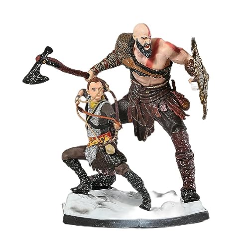 Gigsja 18 cm. Kratos Atreus Deluxe Art Scale Gott des Krieges Limited Edition Dekoration Sammlung Figur Spielzeug Modell Statue von Gigsja