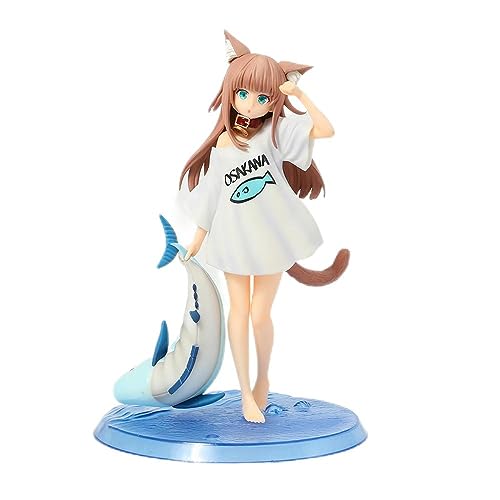 Gigsja 22cm.Meine Katze ist EIN nettes Mädchen Kinako Guten Morgen Figur Puppe Sammler Modell Dekoration Spielzeug von Gigsja